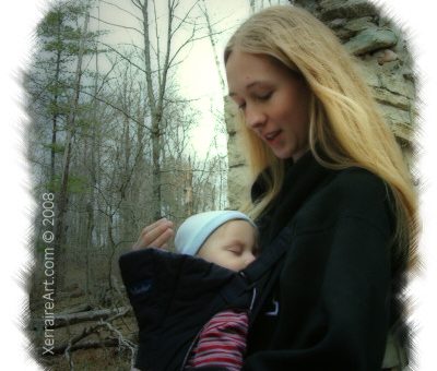 Miranda and baby Silas