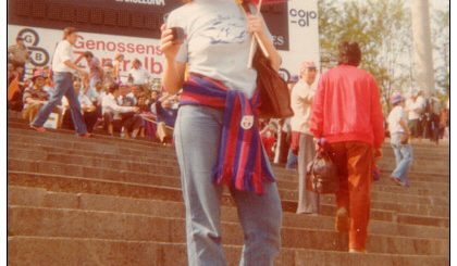 Basel Switzerland Barcelona Dusseldorf game 1979
