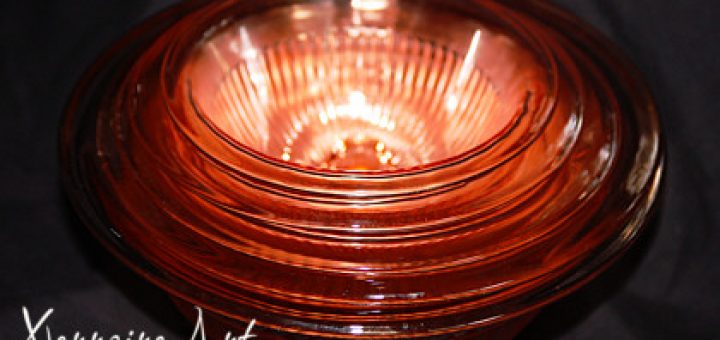 depression glass bowls