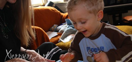 Silas and his playdough