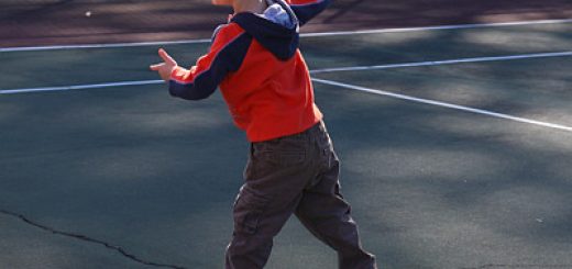 tennis lesson