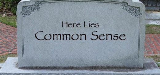 Here Lies Common Sense