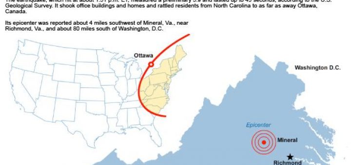 earthquake in Virginia
