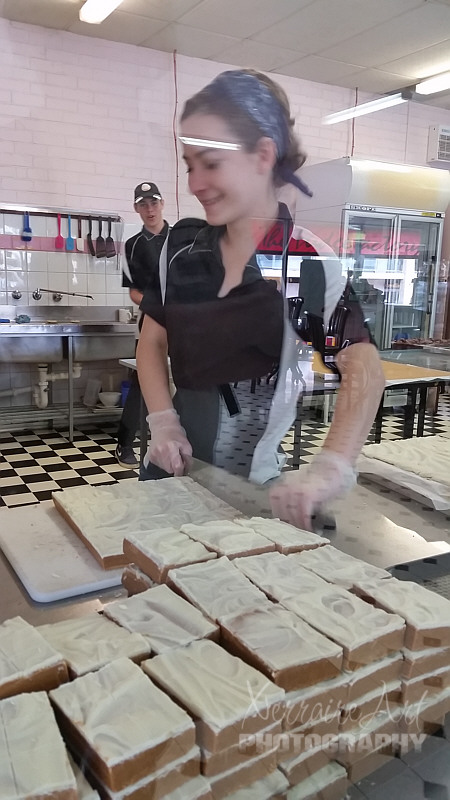 And like most fudge places, you could watch it being made. Not like back in Baltimore where they sing and put on a show, though.