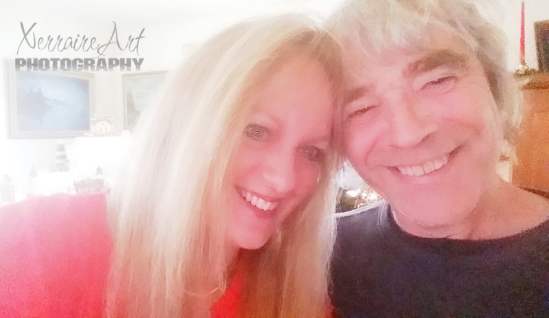 But first a Christmas pose with my husband. So good to be together.
