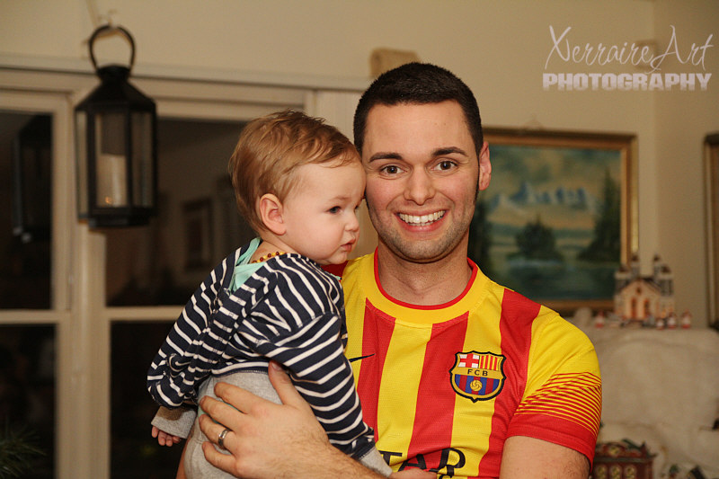 Miquel has a turn with Ezra.