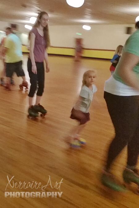 She charged out on the floor like she had been doing it all her life!