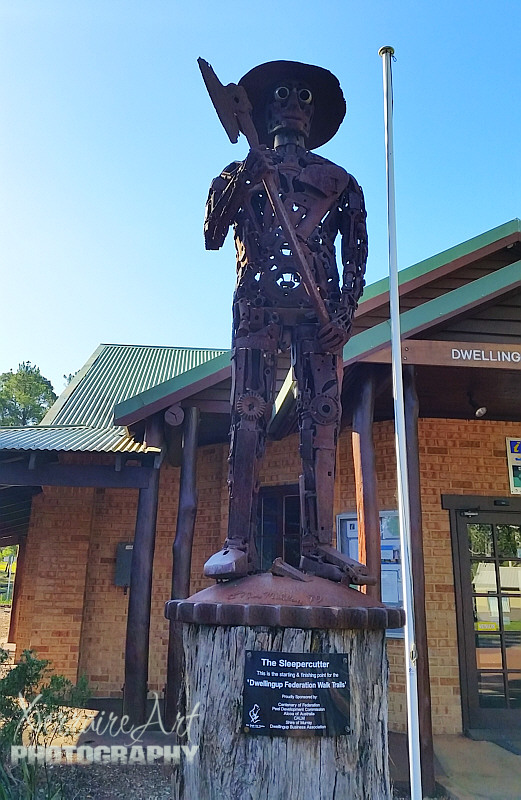 This apparently is the "Sleepercutter" the starting and finishing point for the Dwellingup Federation Walk Trails.