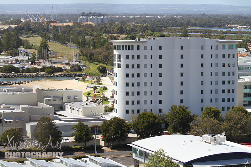 Silos turned luxury apartments.