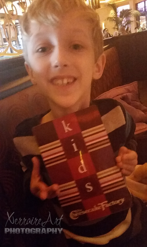 When we got seated at a table, I had to laugh at Silas who exclaimed, "I really like this place, they give you TWO forks!"