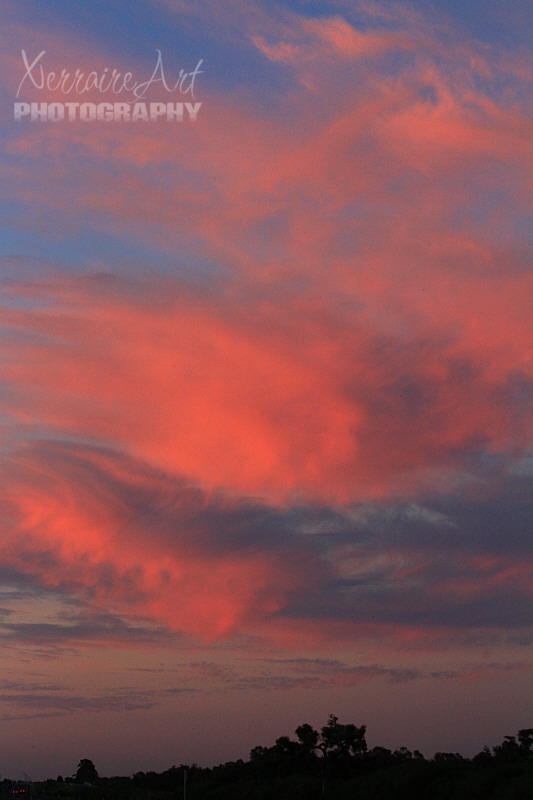 We got a little chilly and the sky looked like it wasn't going to do much more so we took off back for home, but had to stop again.