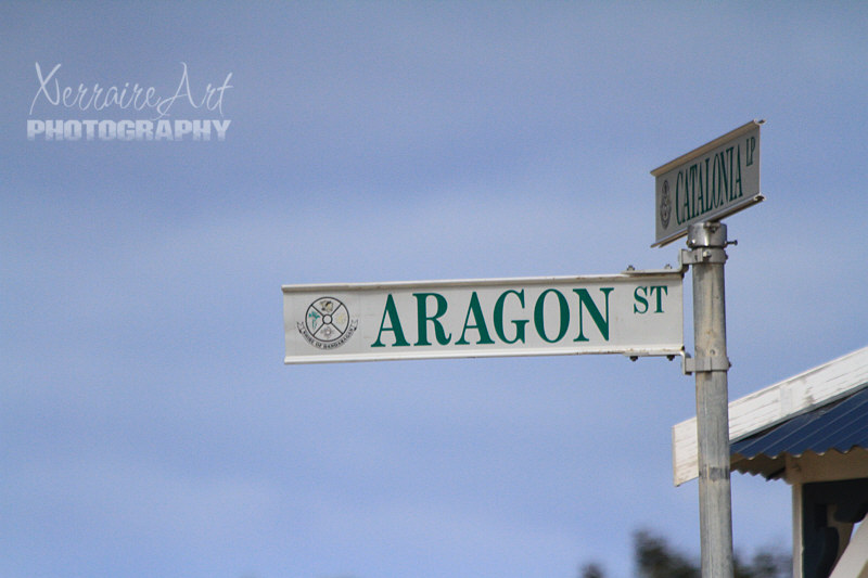 One of the many Spanish names street signs.