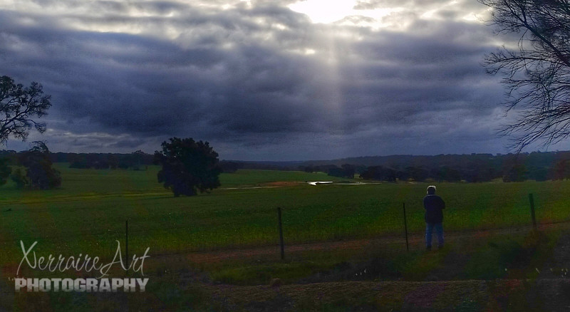 The weather kept threatening rain.