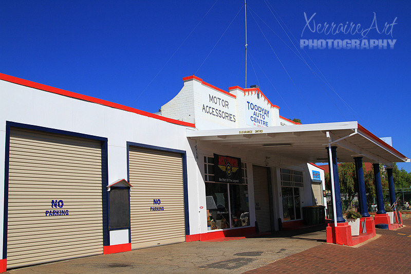 old gas station
