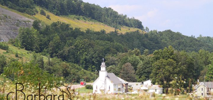 church and town