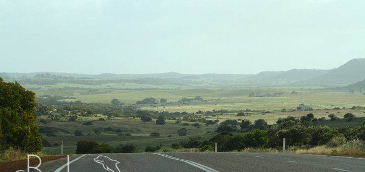 driving to kalbarri