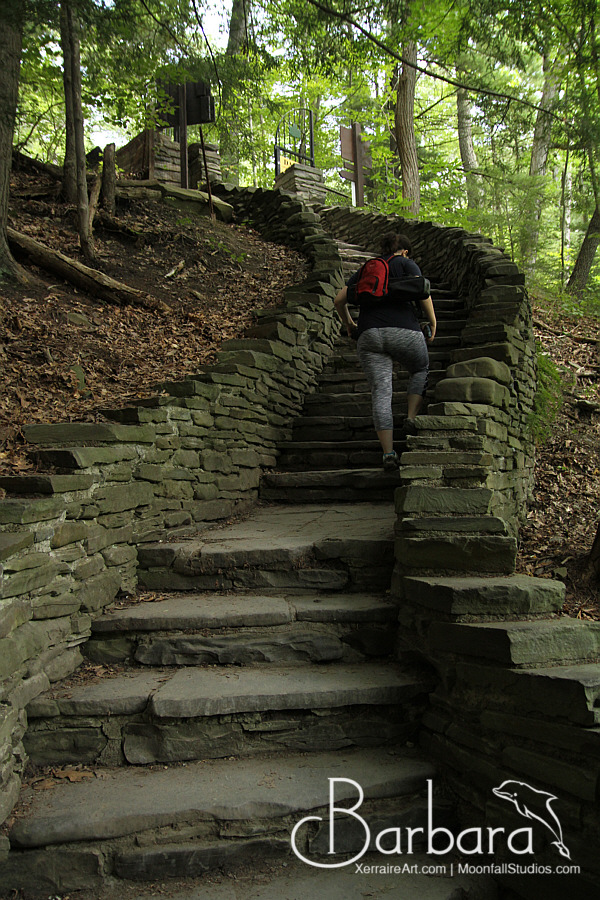 180 steps up Jacob's ladder.