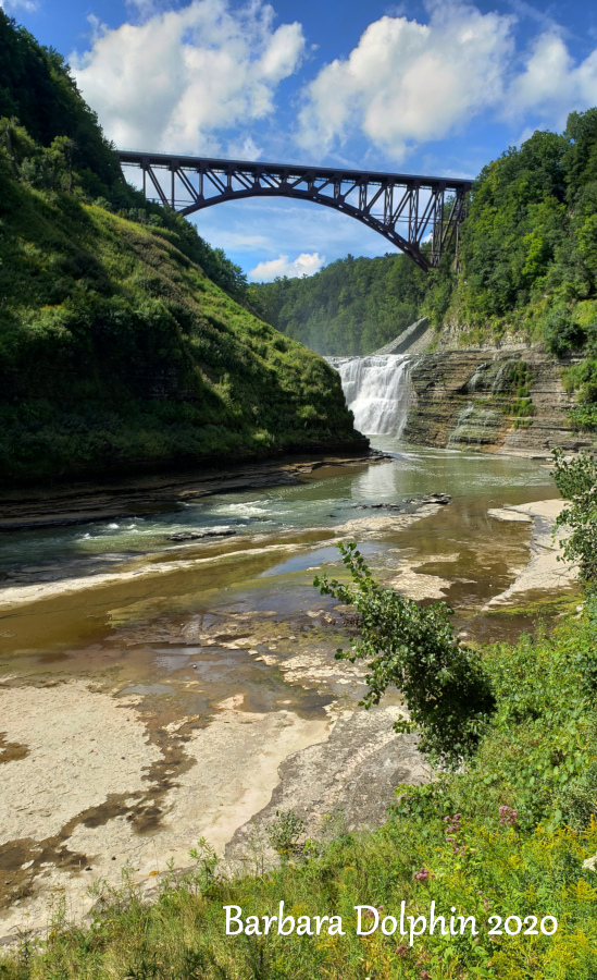 our first look at the upper falls