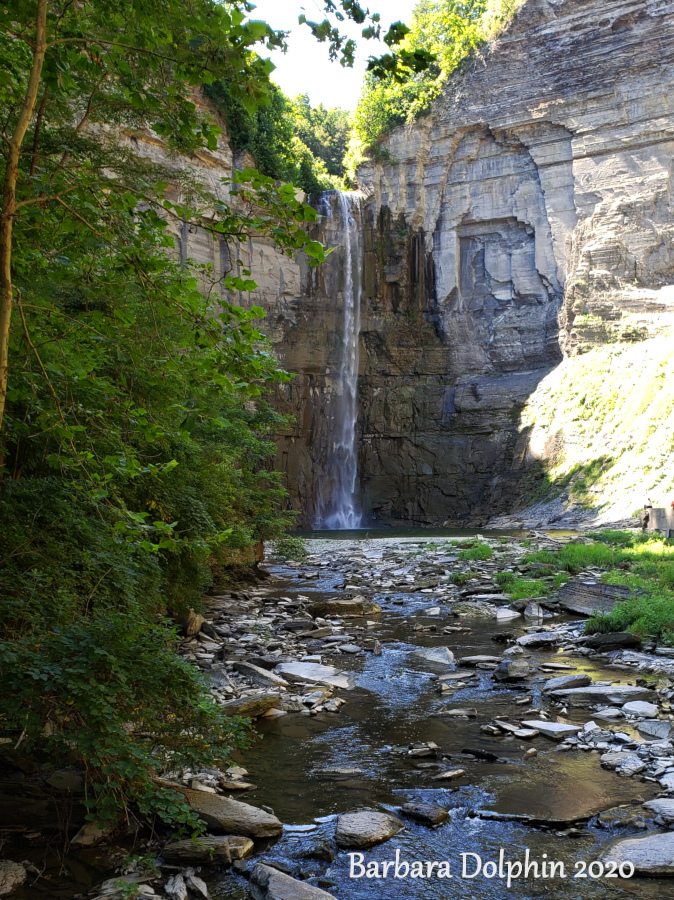 The waterfall