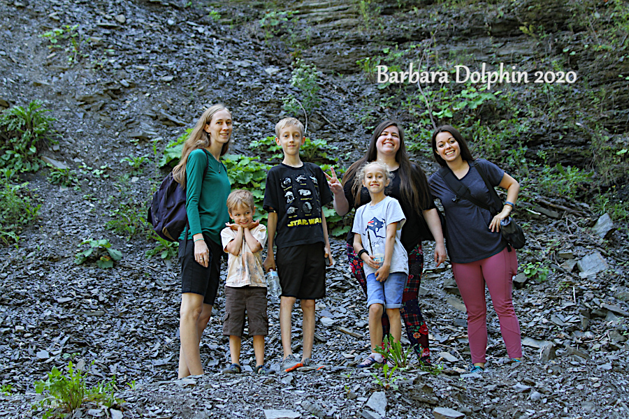 Posing at the gorge.