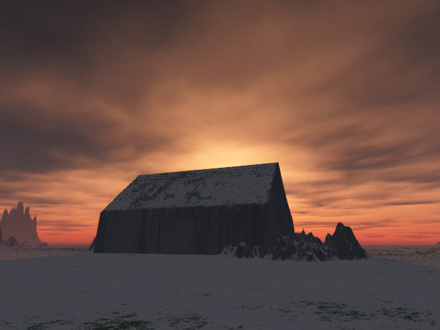 Old version of Terragen
Barn