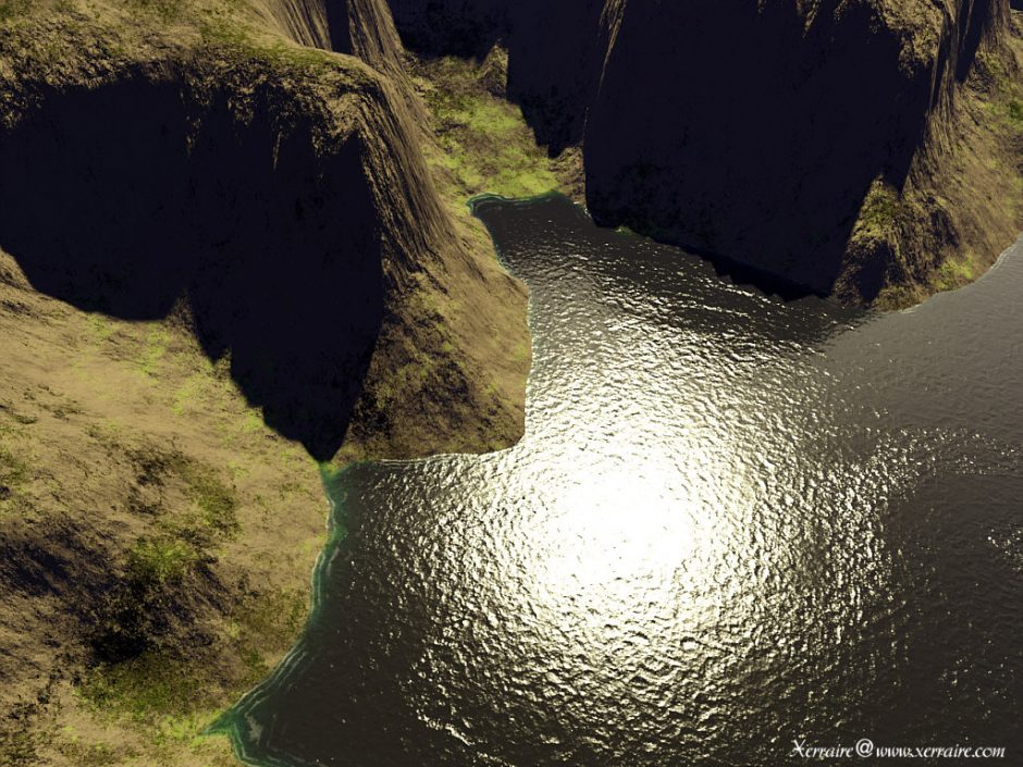 another view from above in Terragen
