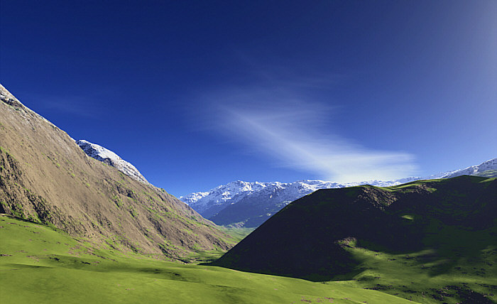 Loved how these clouds turned out in Terragen