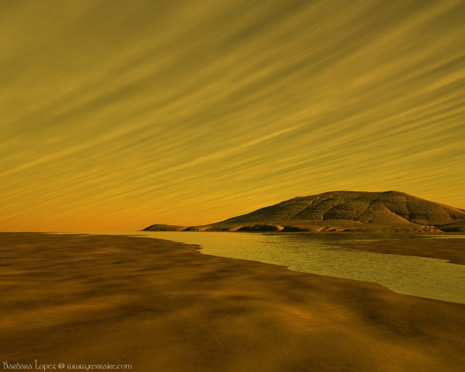 dramatic sky with Terragen