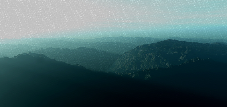 I liked the first Smokey mountain rain enough to try another one. Terragen