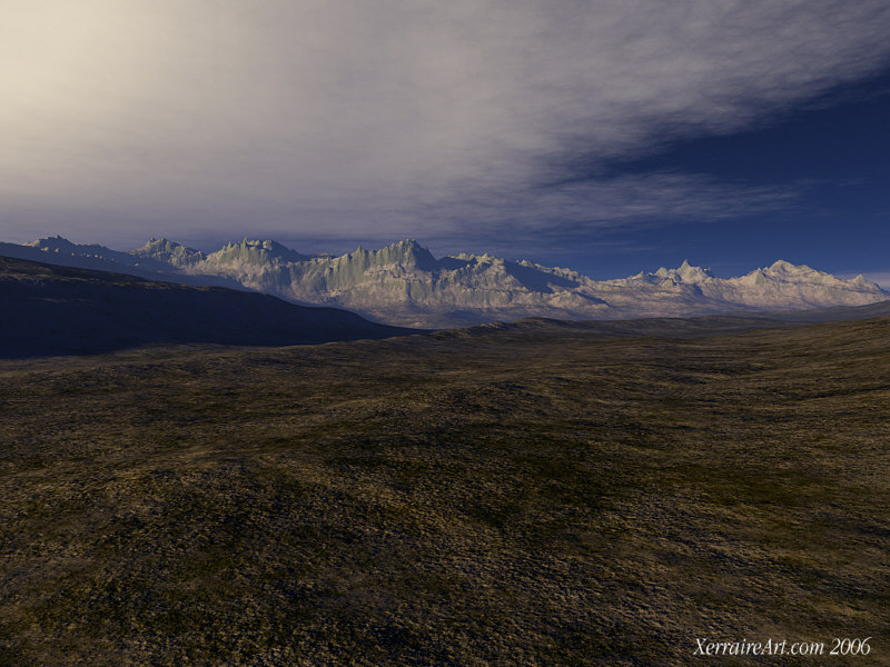 an endless landscape for Terragen