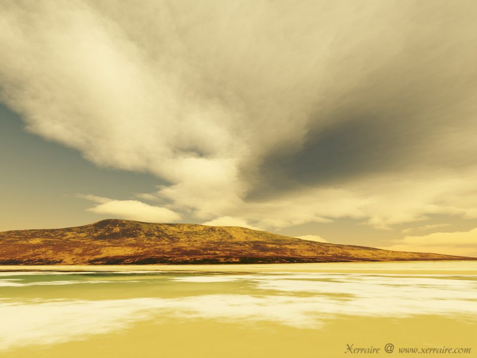 Terragen Beach Scene