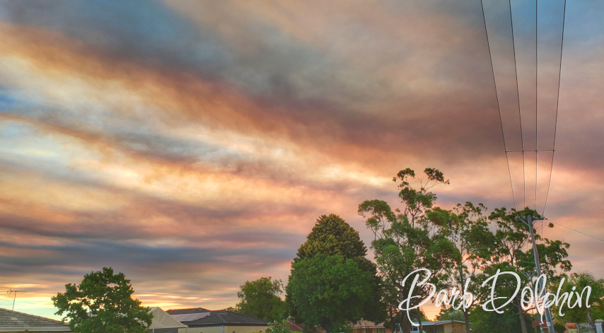 Bush Fire Sunset