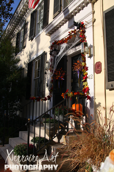 A decorated house