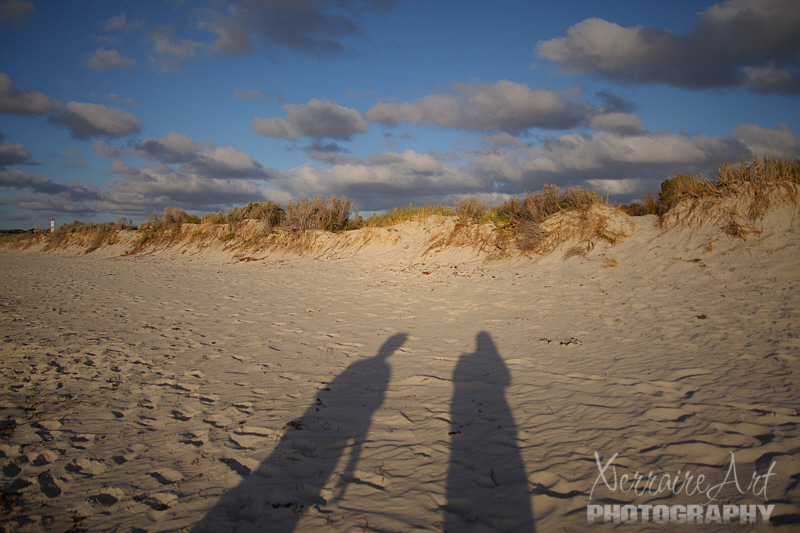 Oh to have our own personal photographer to take pictures of our romance...I guess I will have to settle for our shadows that we were here together.