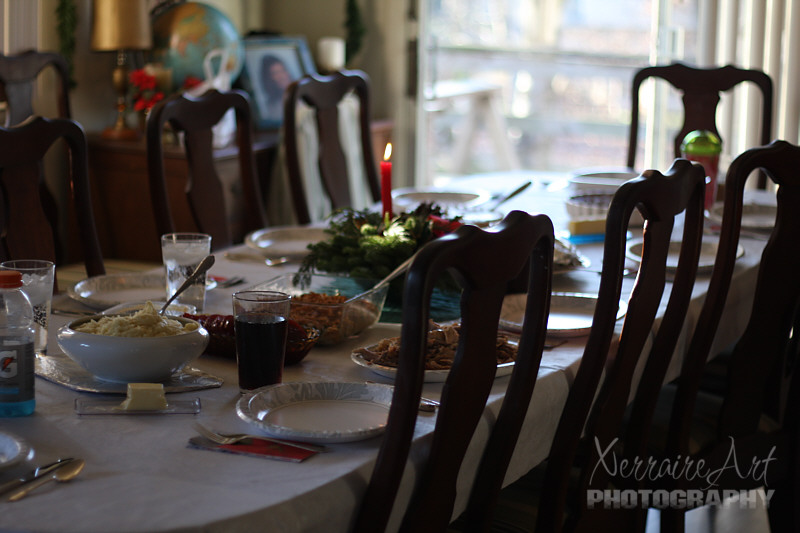 The day began in earnest with our usual turkey dinner.