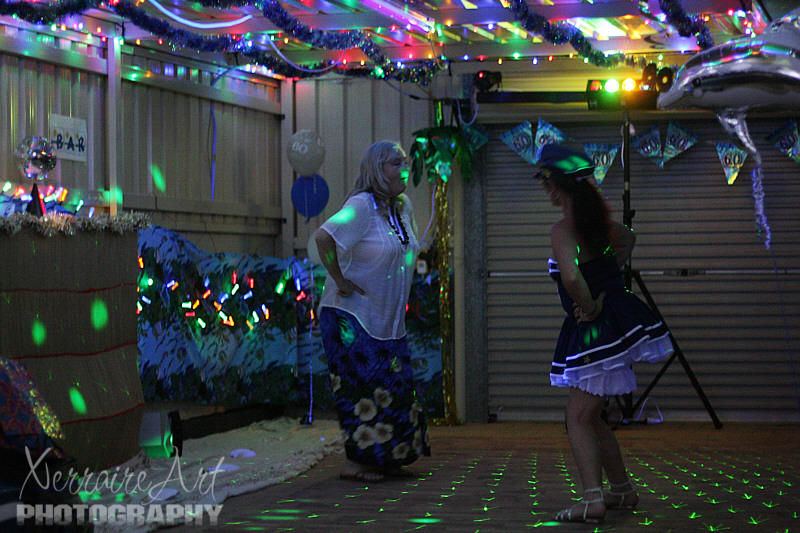 Dancing with Cathy.
