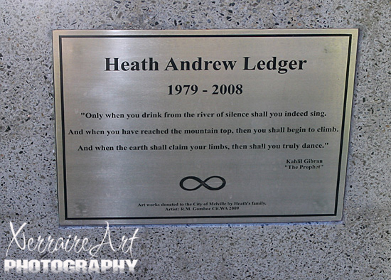 Heath Ledger Memorial