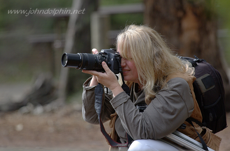 Barb with her camera