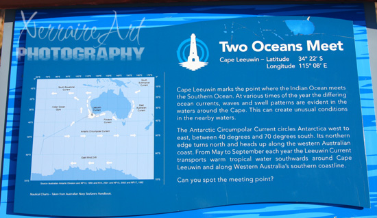 Two oceans meet.