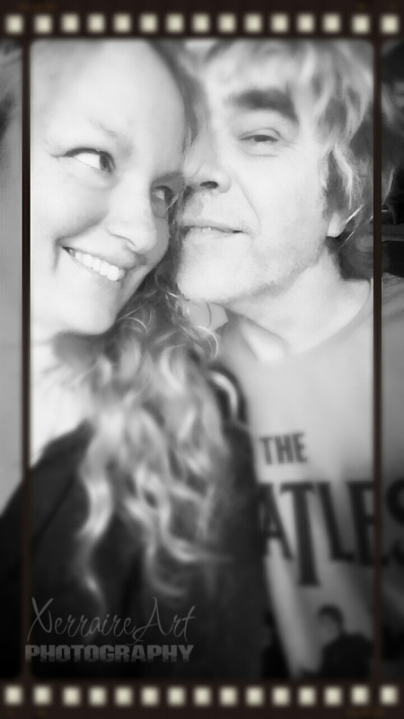 So the one thing we learned our kitchen is missing is forks. So the next day since it was rainy we went shopping. And because I was giddy and happy about our long weekend together, I tried creative photos of us.