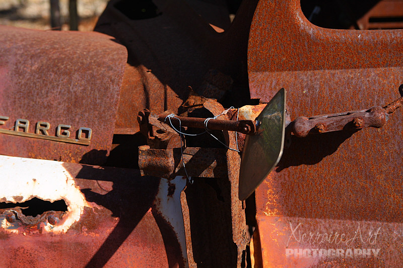 This one had an added charm of having its mirror tied on with wire. As far as the FARGO name, I had never heard of it. Here is a brief history of Fargo Trucks.