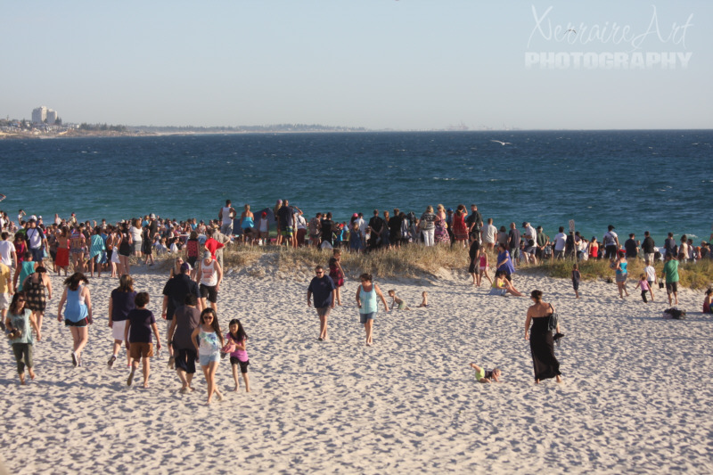 There were a lot of people there wishing to see him.