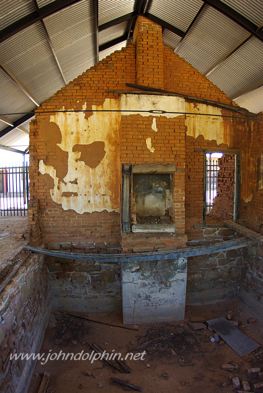 There is also this falling apart structure in the back, John's fish eye lens was able to capture most of it.