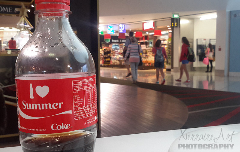 Also time for a coke, and a realization that I am now in the Southern Hemisphere where it is summer.