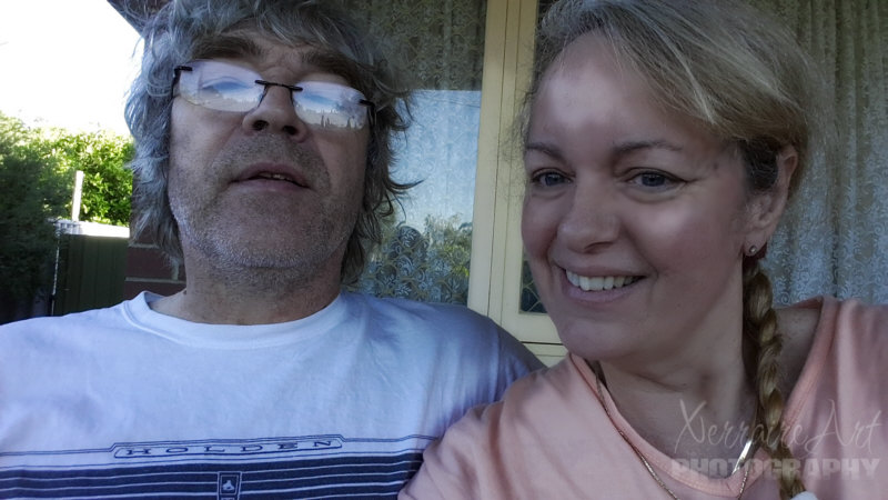 Here we are the next day, happy to be on our front veranda with so much to be thankful for.