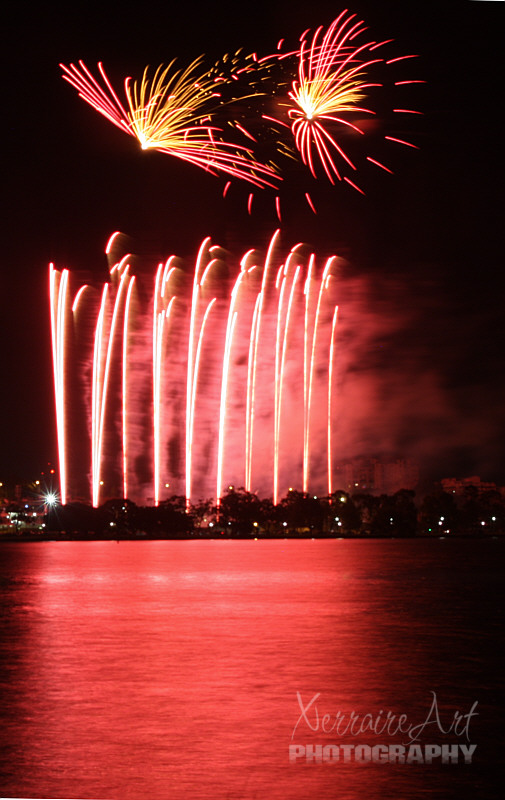 And much later, we went out for fireworks, Chinese New Years in Perth.