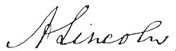 Abraham Lincoln's Signature