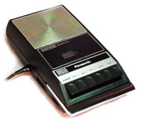 Old panasonic tape cassette recorder