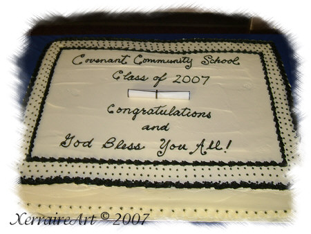 graduation cake