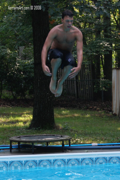 Jumping into the pool